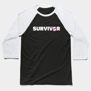 Covid-19 Survivor Baseball T-Shirt